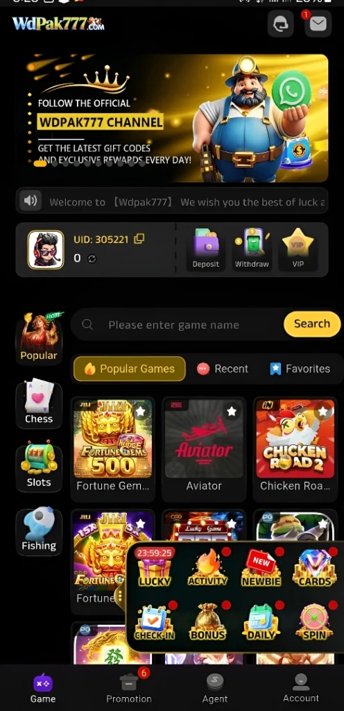 Wdpak777 Game
